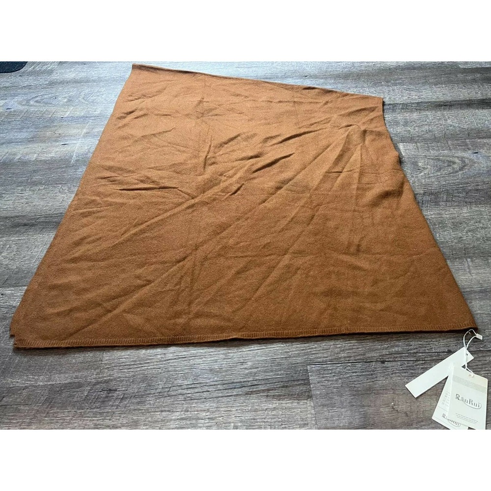 RanRui Womens Shawl One size fits all Burnt Orange NWT L7